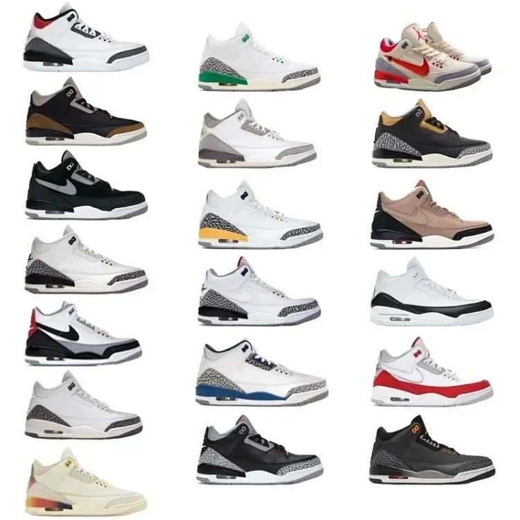  Jordan 3  ( 30 colors )