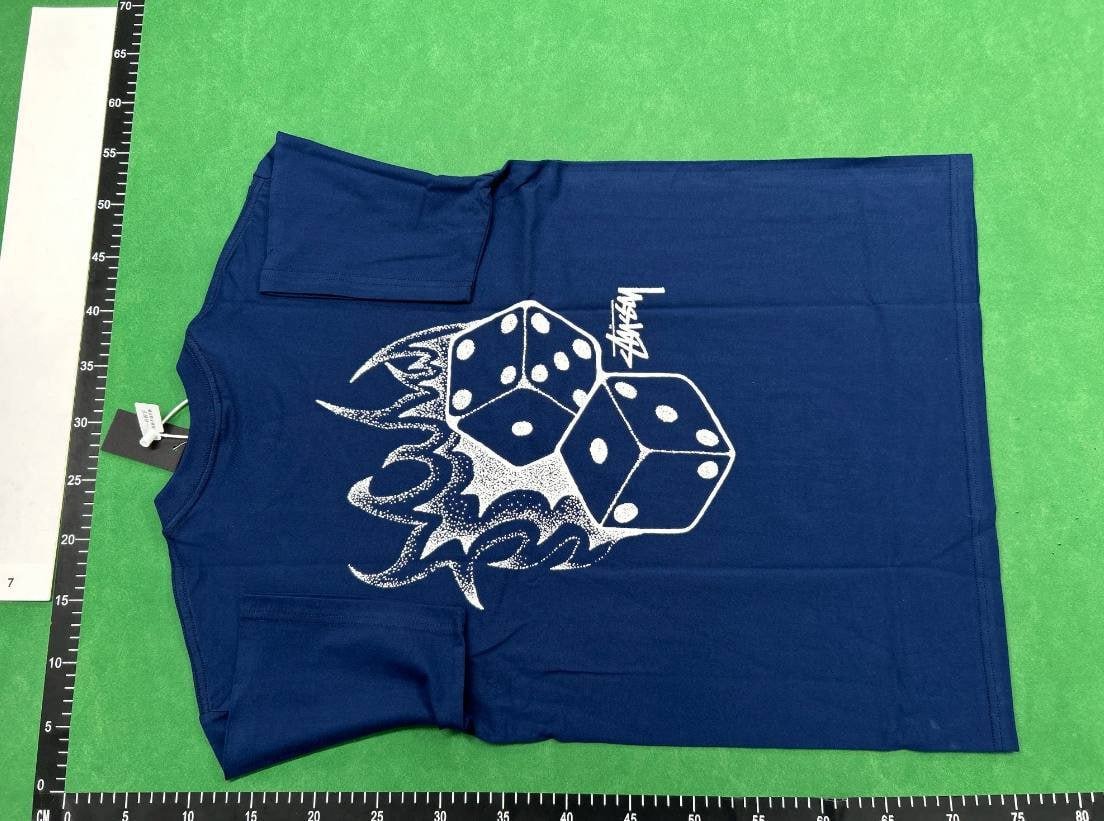 Stussy 8-Ball cracked print T-shirt -1