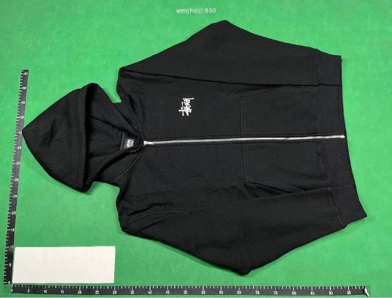 Stussy World Tour Zip-Up Hoodie -1