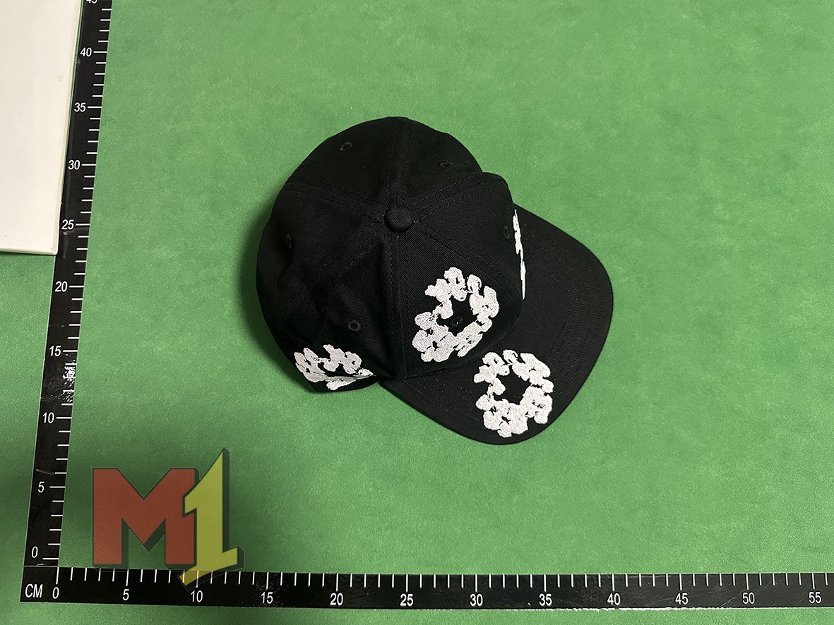 DENIM TEARS Flower Print Snapback Hat -3