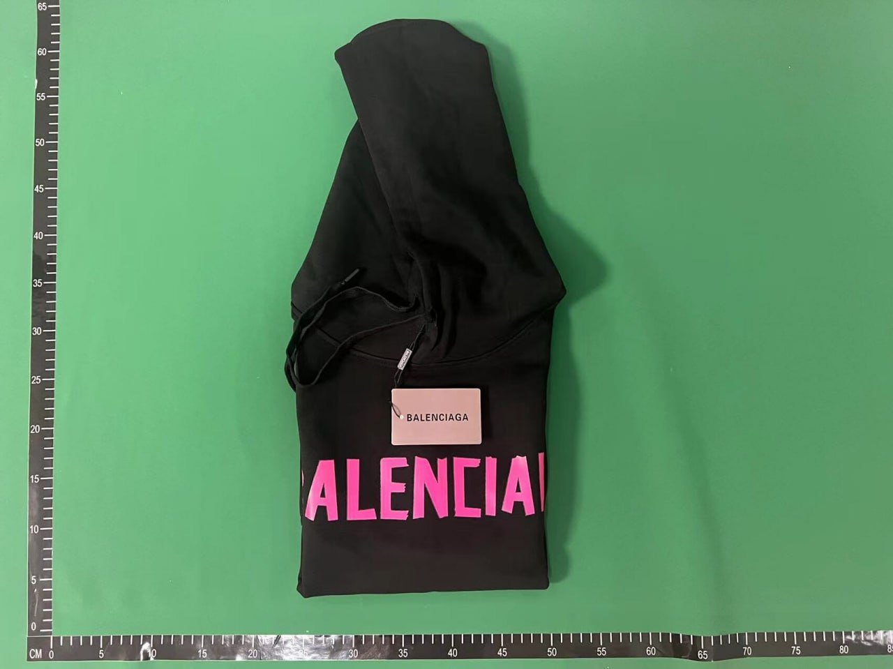 Balenciaga Logo Hoodie [White & Black, Front Print & Chest Logo Styles] -3
