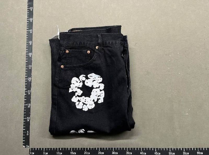 Denim Tears Flower Print Denim Jackets and Pants [3 Colors Available] -3