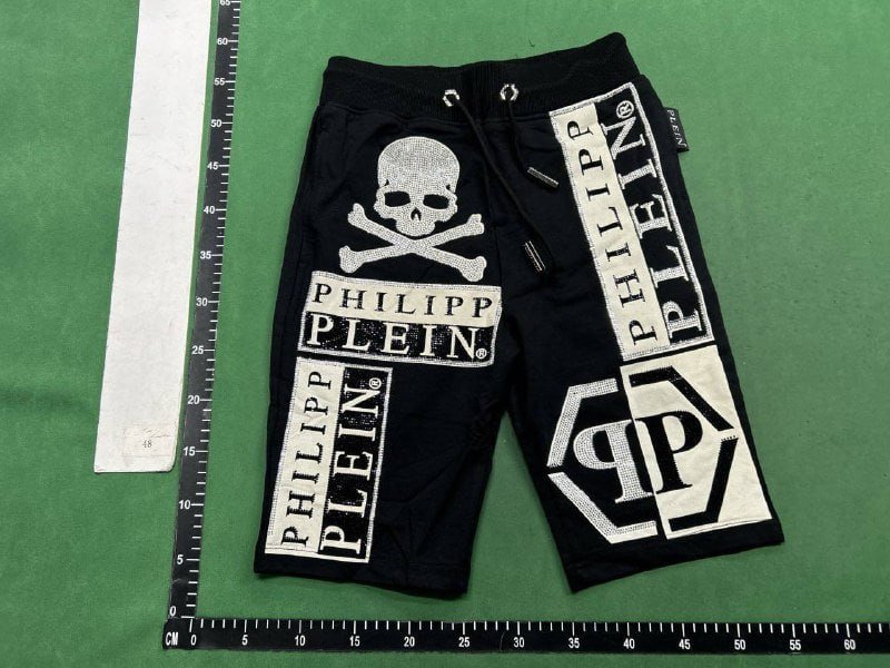 Philipp Plein Skull & Hexagon Logo T-Shirt/Shorts Set -2