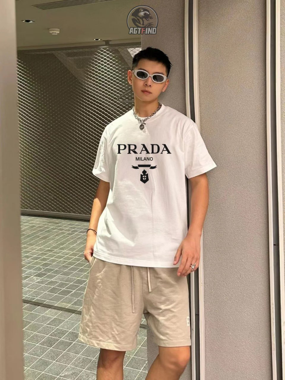 Prada Rope Logo T-Shirt -2