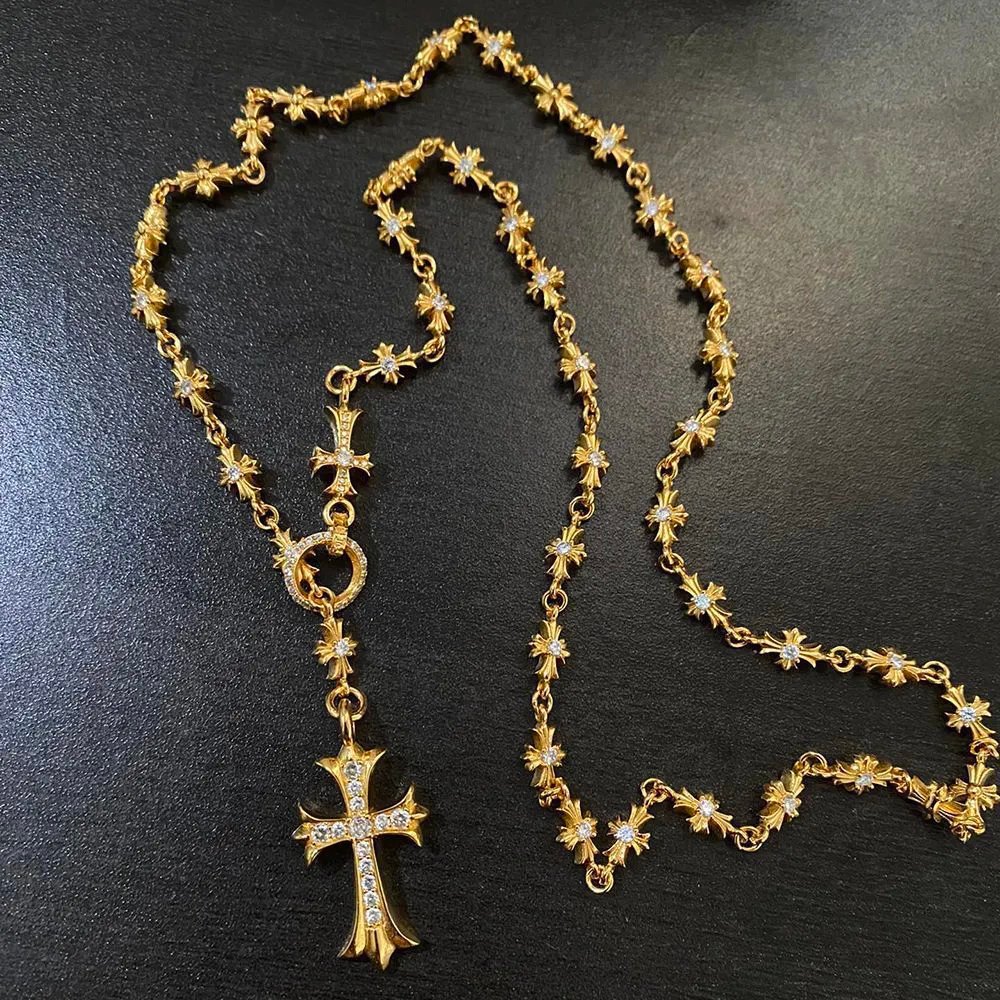  Chrome Hearts Cross Necklace [Hip-hop Style] -3