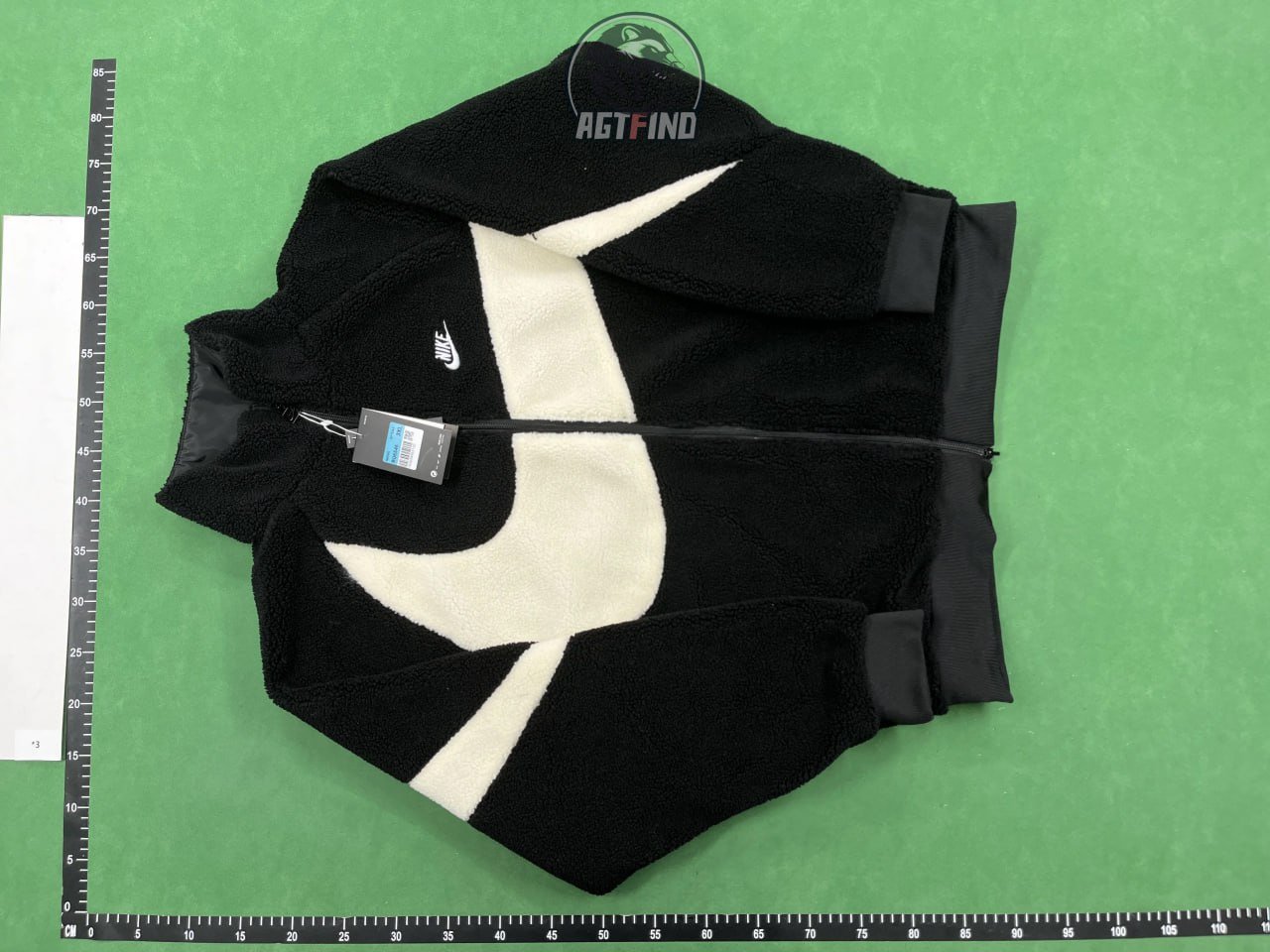 Nike Swoosh Fleece Jacket [Lamb Wool Style] -3