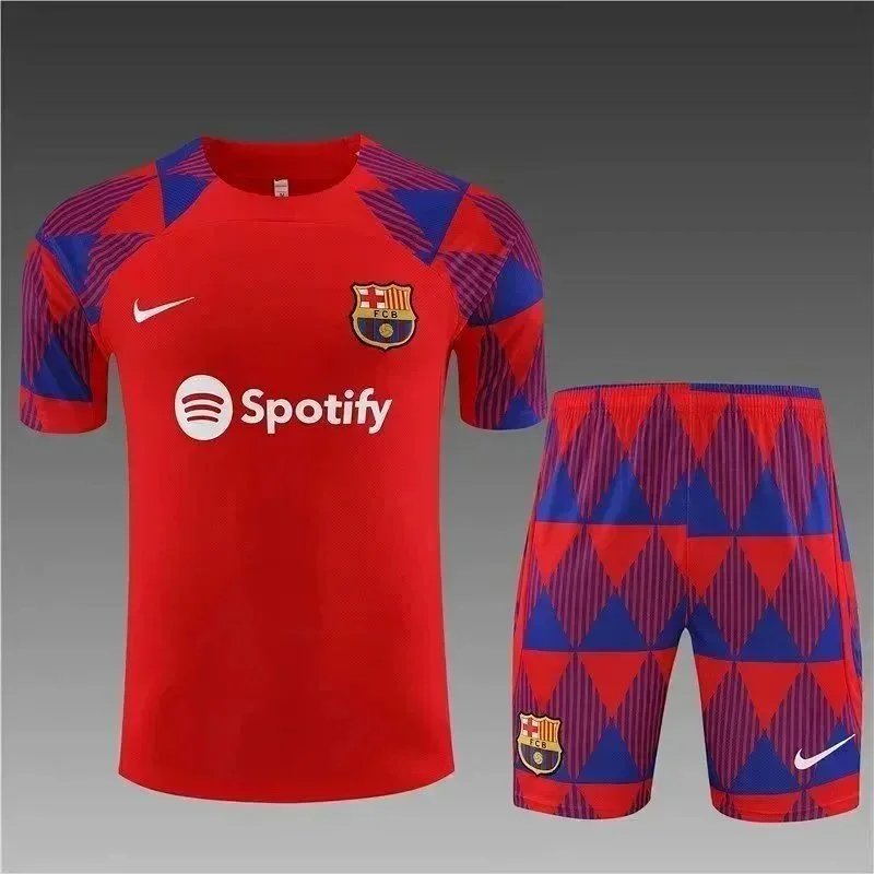 Summer warm-up training suit football jersey-1225                   -5