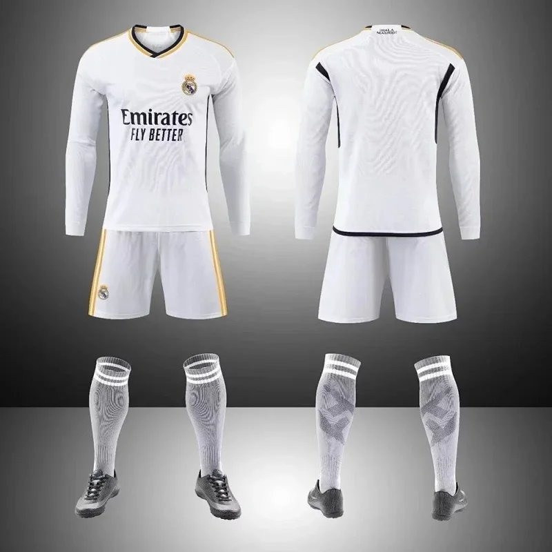 Children and adults football training uniform jersey set-1281 -1