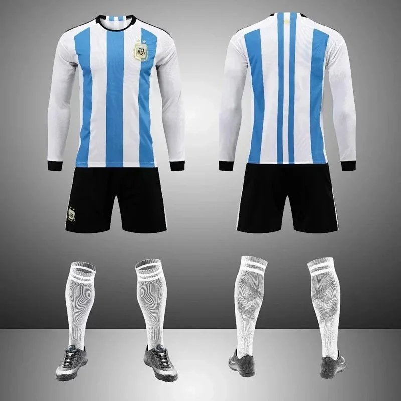 Children and adults football training uniform jersey set-1281 -3