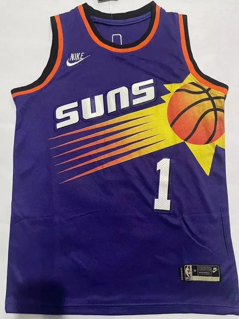NBA Durant loose breathable purple sleeveless basketball vest jersey-1948                   -2