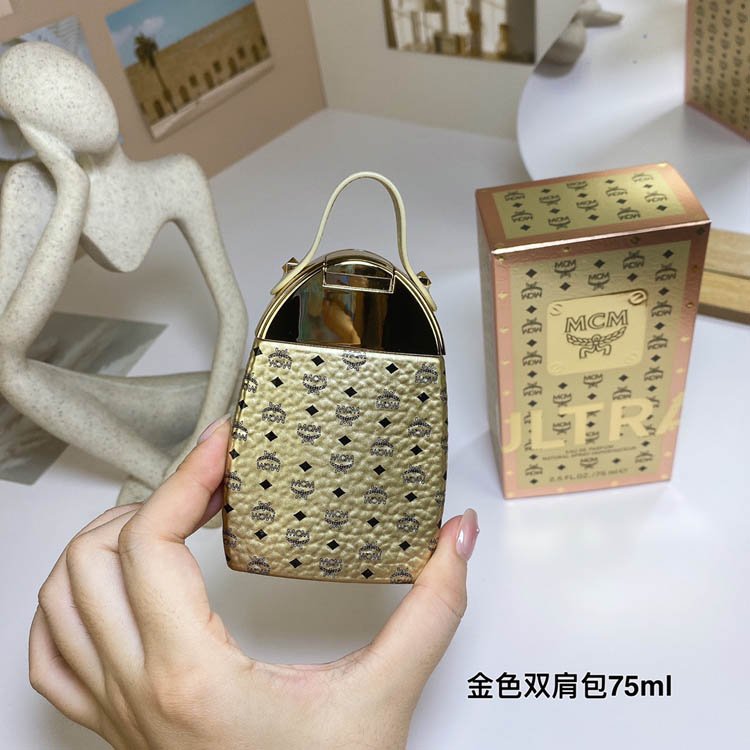 MCM Gold Backpack Perfume-3157                   -4